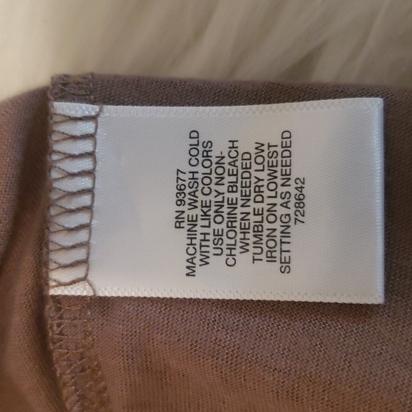 Liz Claiborne Sheer Top Blouse w/ Camisole Long Sleeve Peasant Style Sz S - Picture 13 of 13